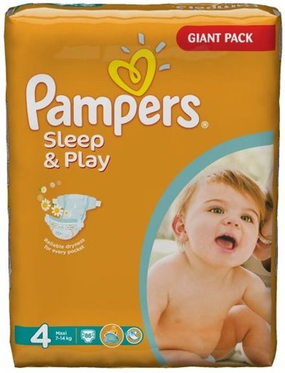 pampers active baby 4+ waga