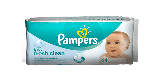 pampers sensitive chusteczki 4x56 sztuk