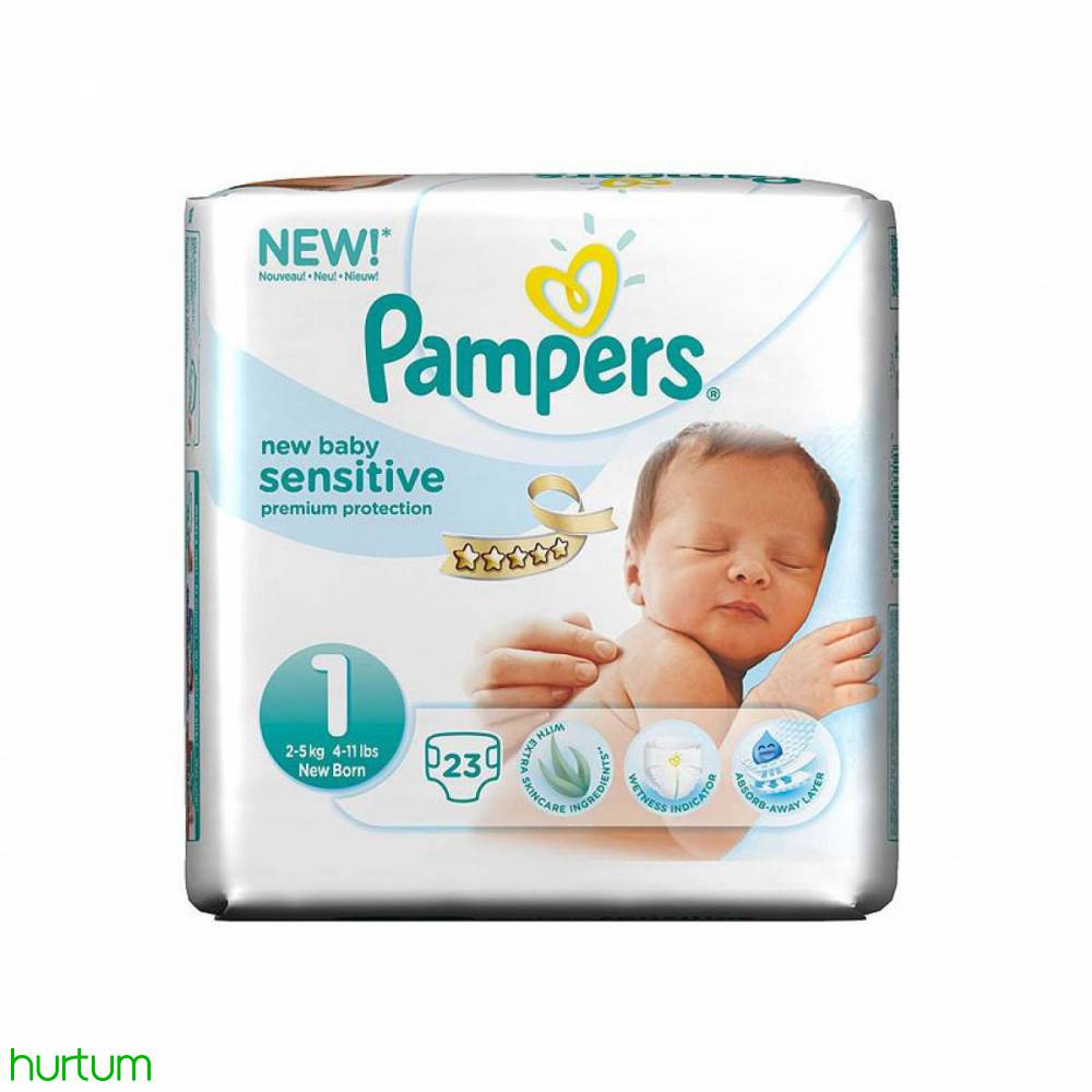 pampers z wskaznikiem wilgotnosci