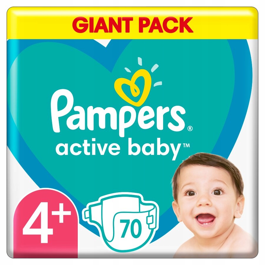 pampers pieluszki active baby 3 midi 208 szt