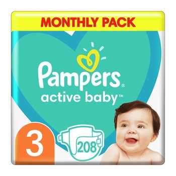 pampers active baby 3 54 szt