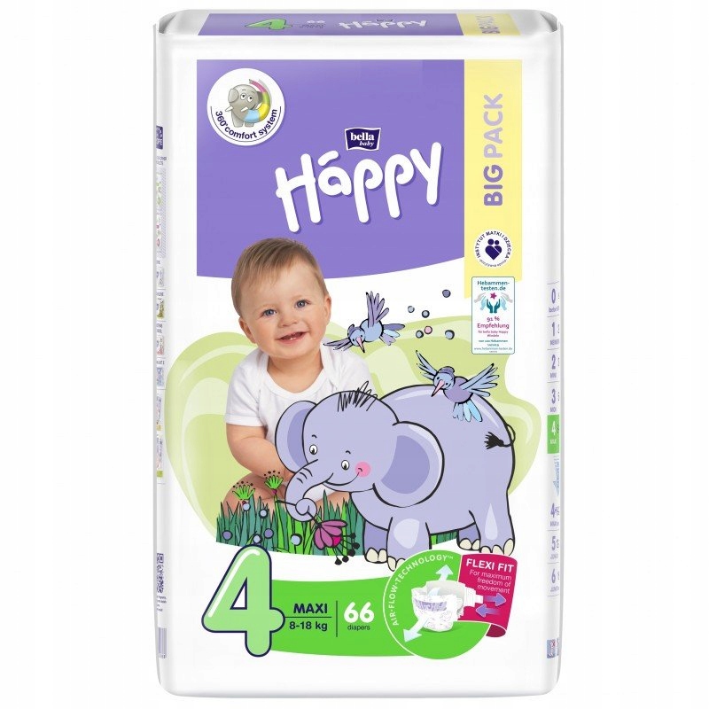 pampers active baby4+