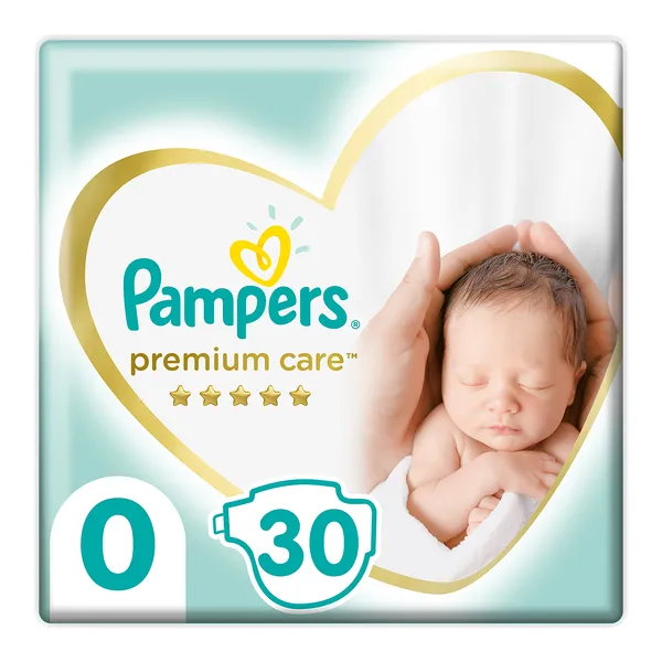 pampers w doniczce z kwiatkiem