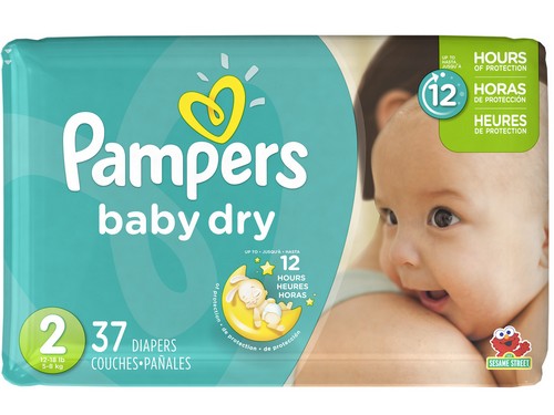 pampers new born dry