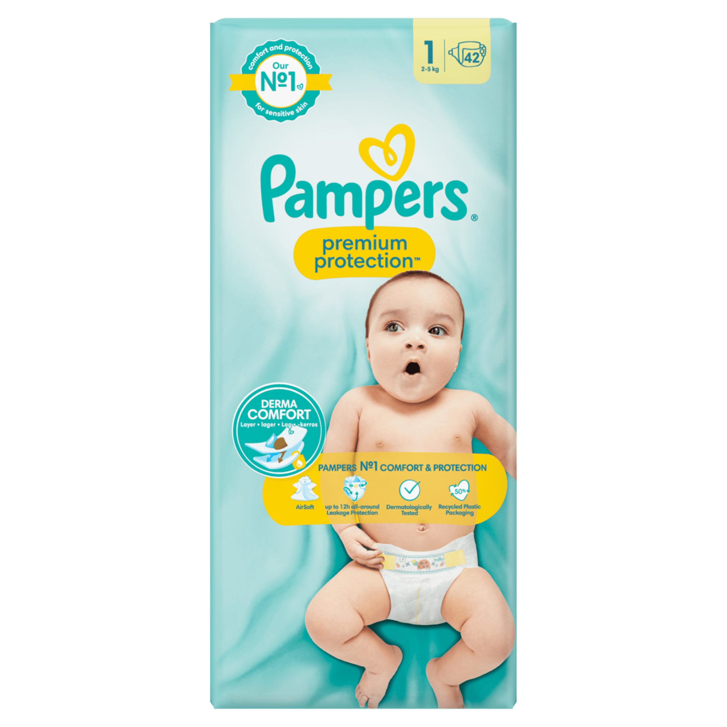 pampers zielony