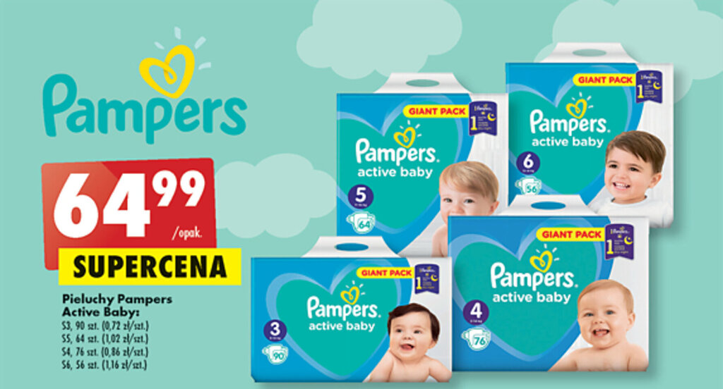 pampers new baby dry 2 43 szt