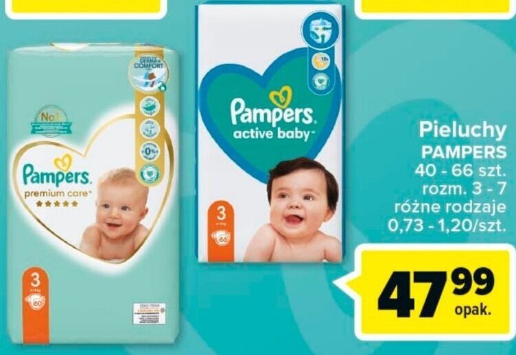 pampers 3 active baby pasek siku