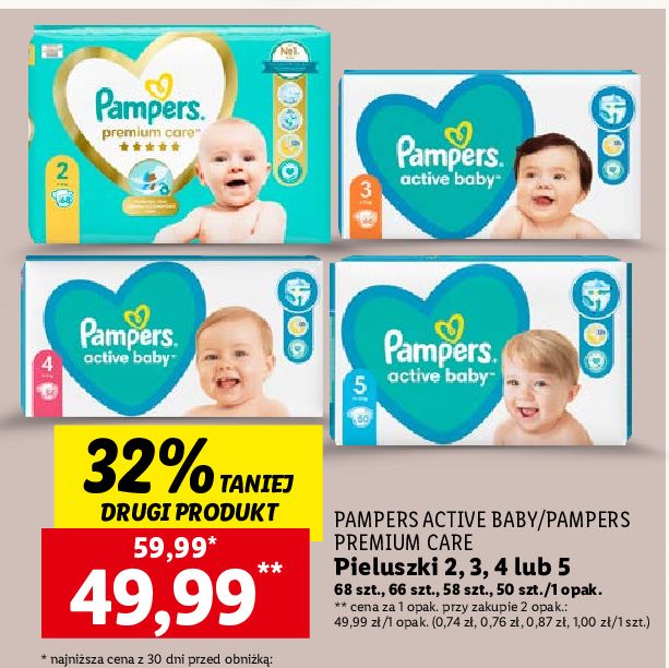 pieluchy pampers różnice