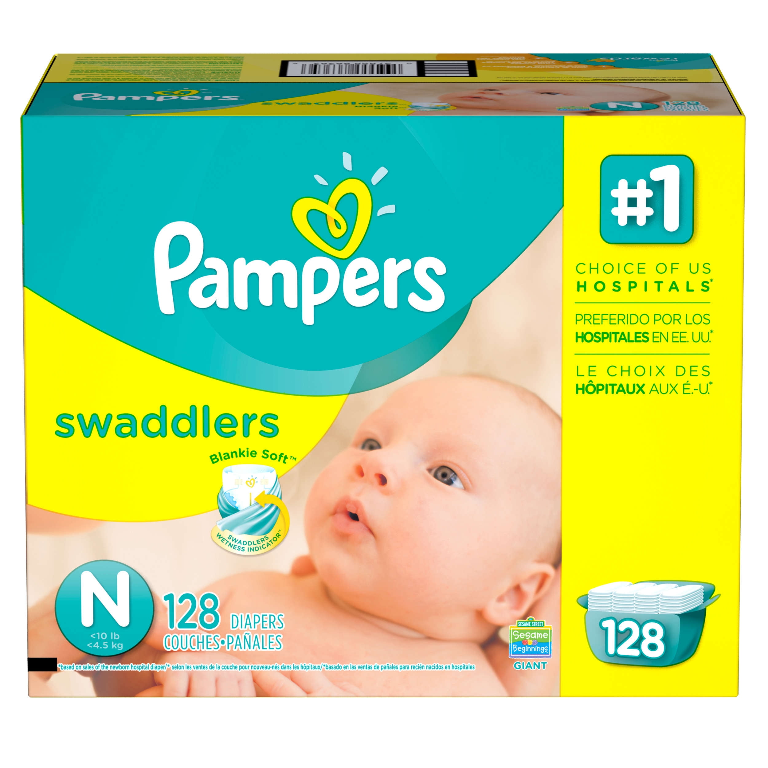 260 szt pampers 4 active baby