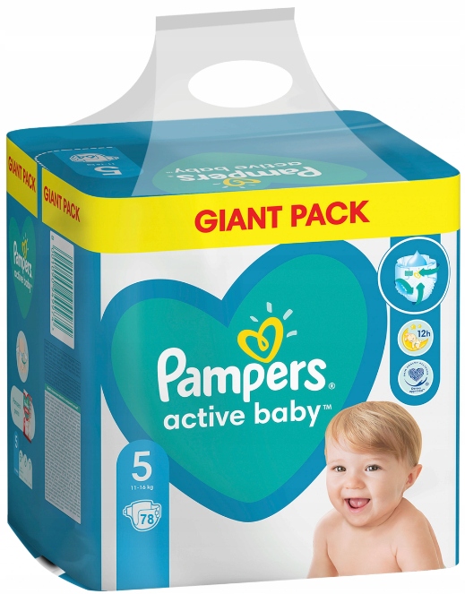 pieluchy pampers active baby 2x