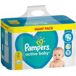 pieluchy pampers active baby-dry 4+