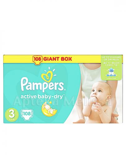 pieluszki jednorazowe pampers active baby 3