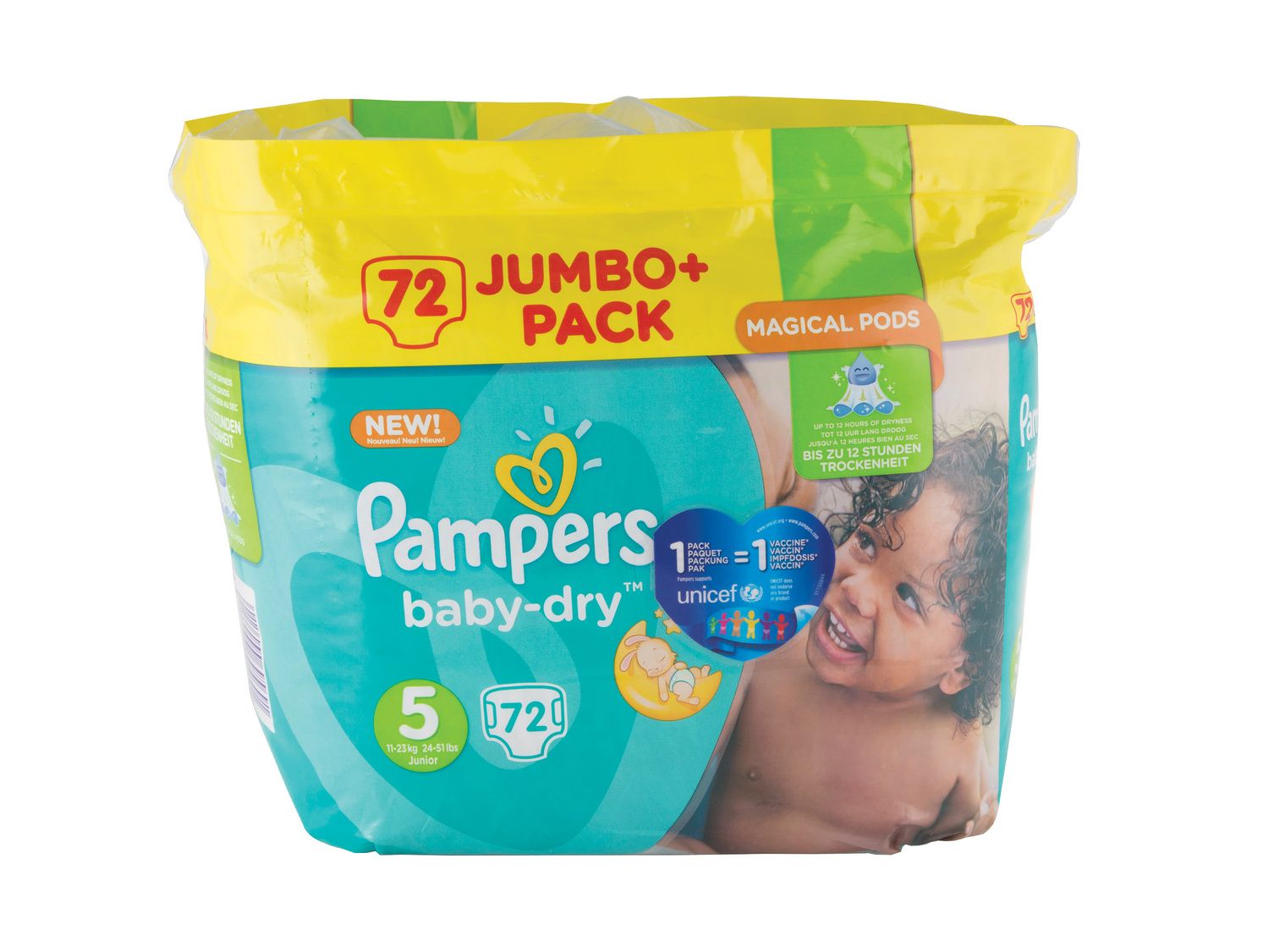 pampers 6 active baby dry 43 szt