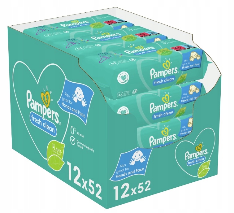 chusteczki pampers sensitive 6x56szt