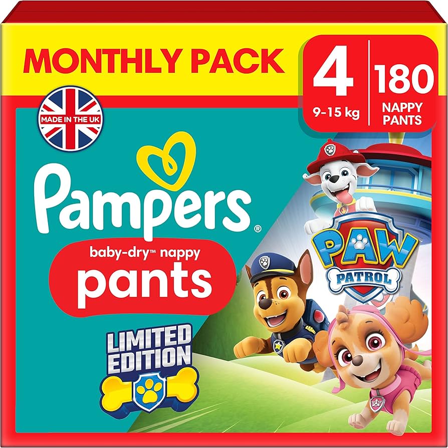 pampers baby dry 3 jakie wymiary