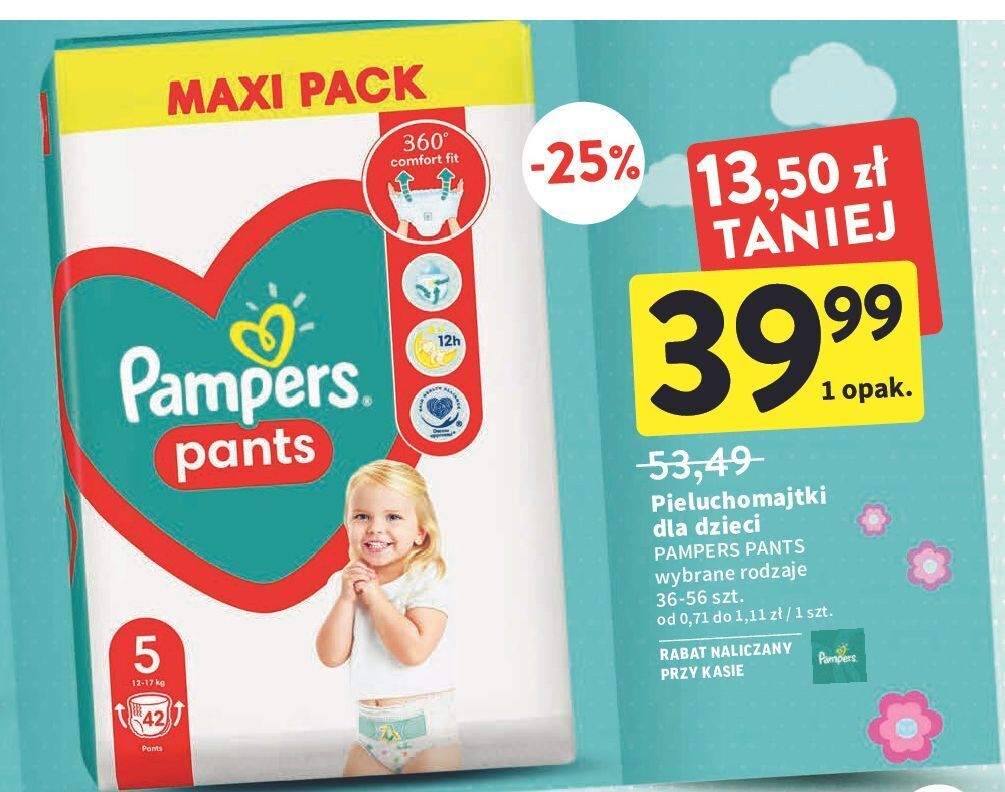 pieluchomajtki pampers dla dorosłych 2xl