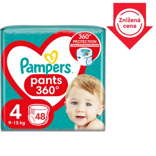 teczki pampers czteropak