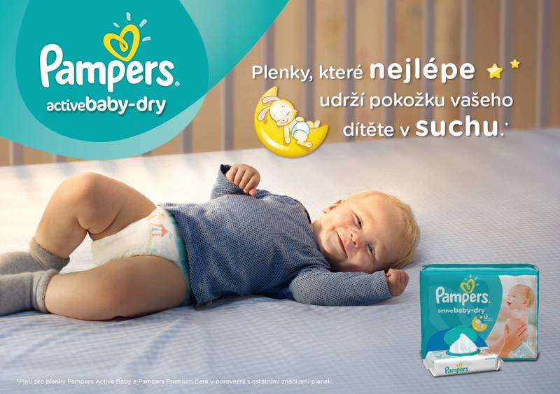 pieluchy pampers różowe i niebieskie