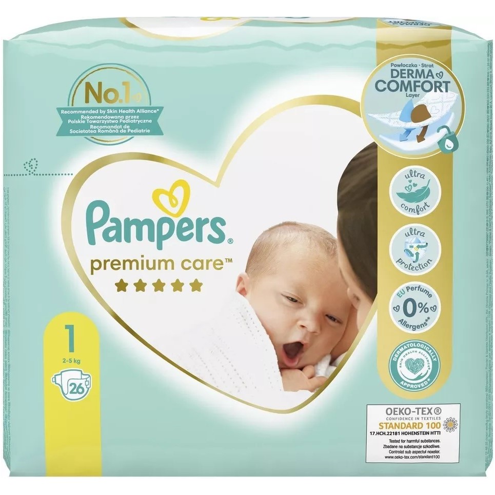 pampers pieluchy premium care 1