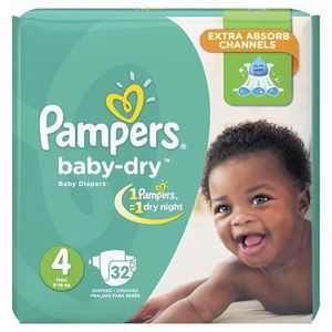 pampers new baby dry giga box 144