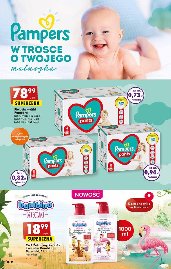 pampers rozm 6 43 szt