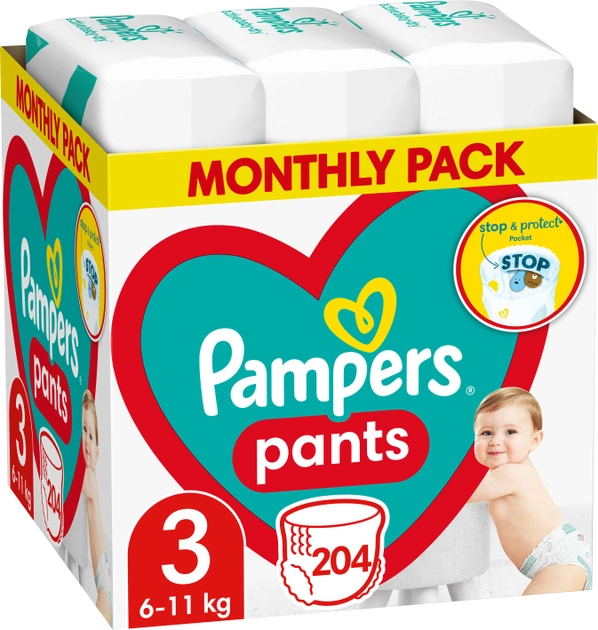 pampers pieluchomajtki 3