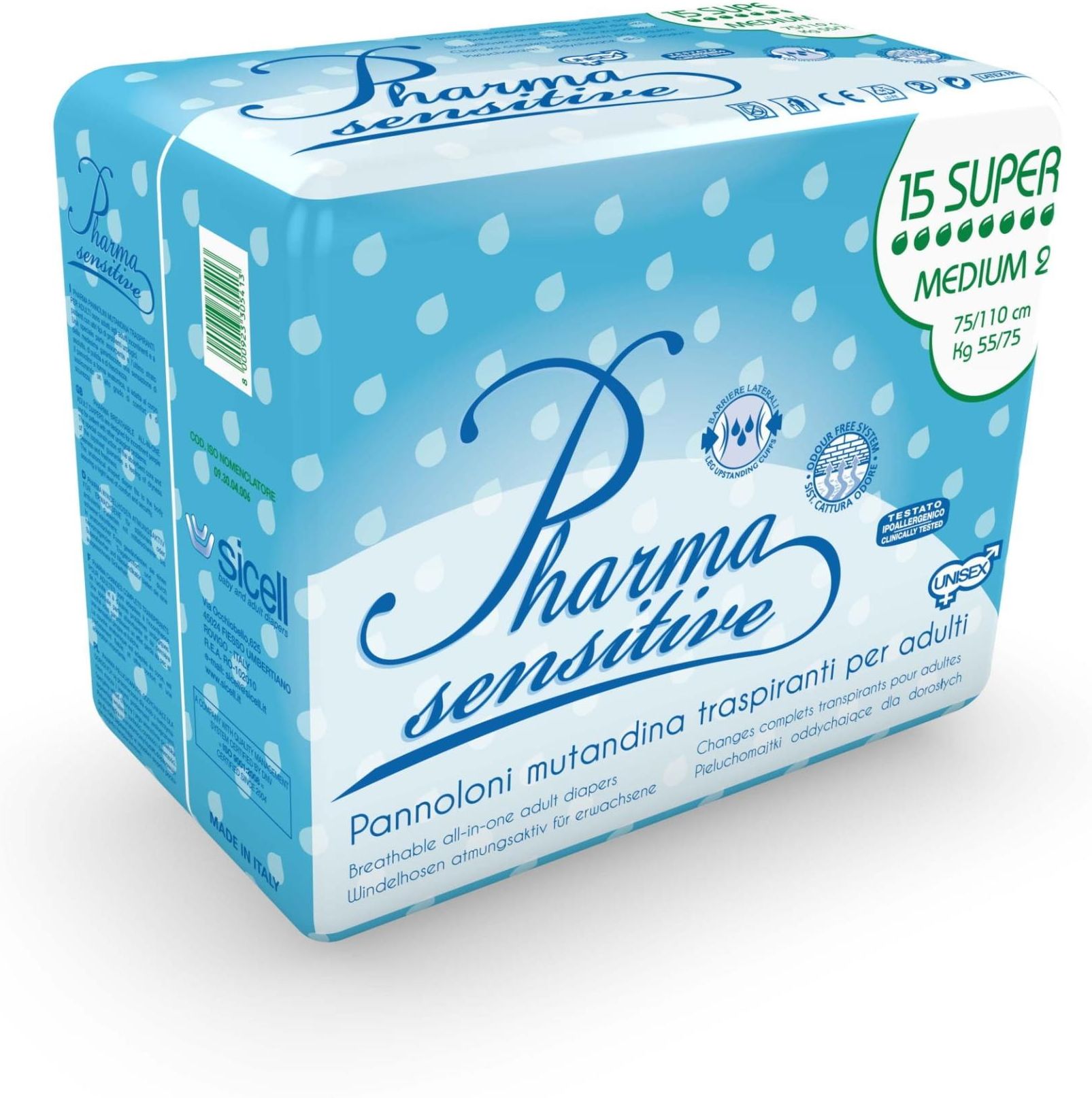 pampers podczas ospy