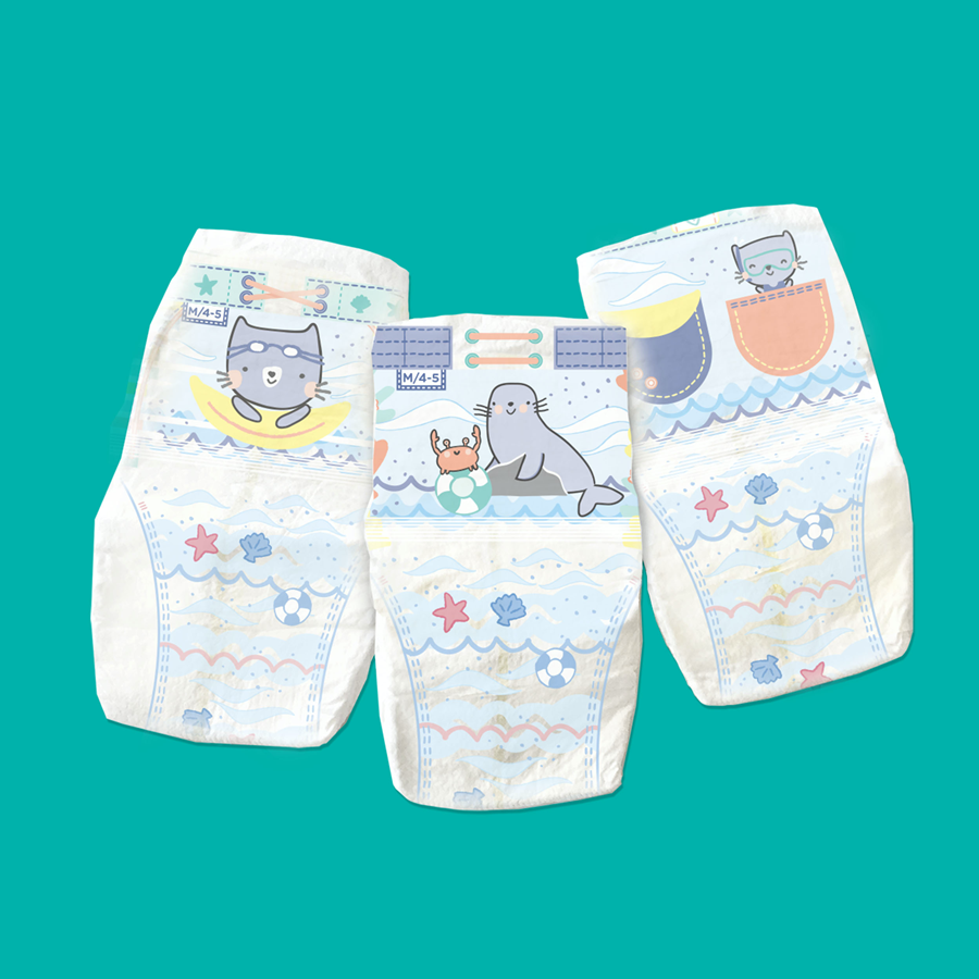 pampers 4 168 sztuk