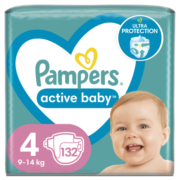 pampers active baby-dry pieluszki 3 midi 150 sztuk