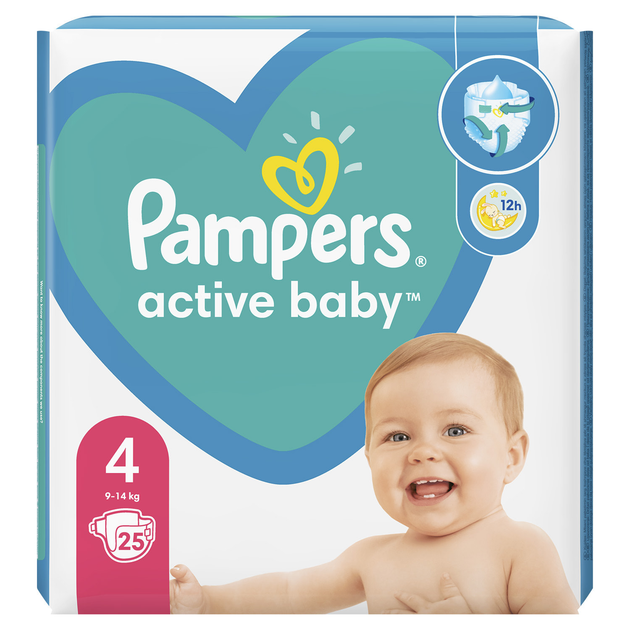 pampers active baby pieluchy 3 midi 42szt pieluszki