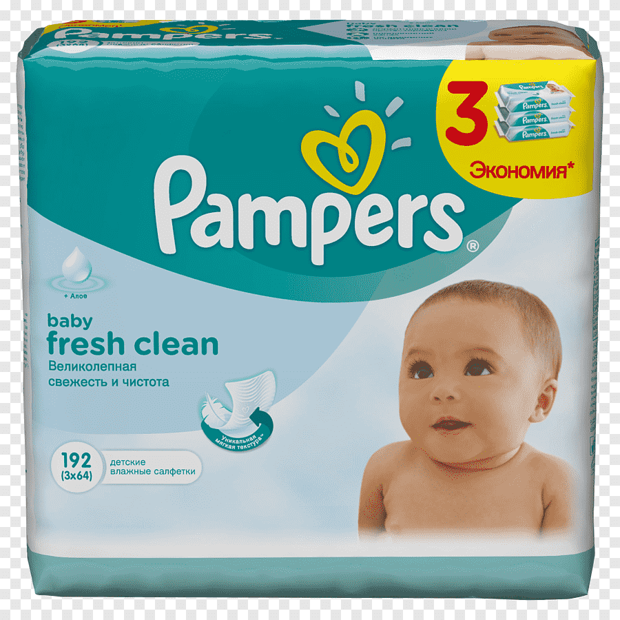 chusteczki nawilżane pampers x64