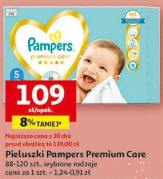 pieluchomajtki pampers 3 60 szt