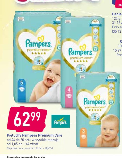 pampers pieluchoamjtki duże