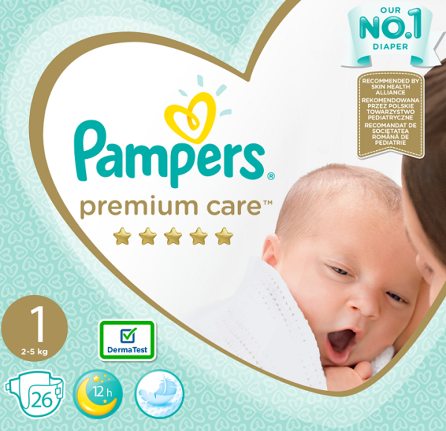 pampers premium care pieluchy rozmiar 2 mini 3-6kg 80 sztuk