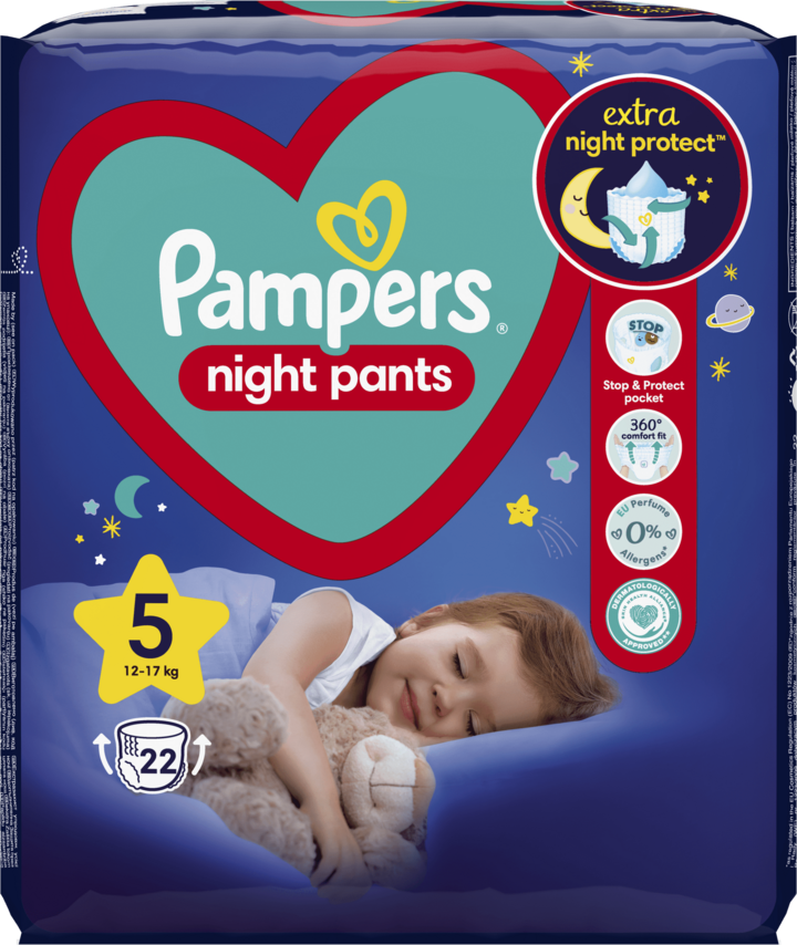 pampers przód tył