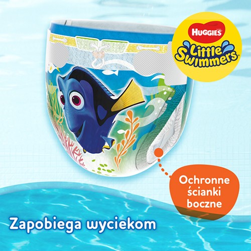 pampers pants niebieski pasek